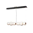 ET2 Lighting E25068-92BKGLD Soji 2-Lights 34W Black/Gold Pendant