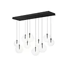 ET2 Lighting E25079-18BK 10-Lights 18W Black LED Pendant