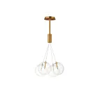 ET2 Lighting E25084-18GLD Burst 4-Lights 7.2W Gold Pendant