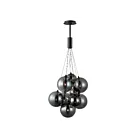 ET2 Lighting E25087-142BK Burst 9-Lights 16.2W Black Pendant