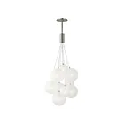 ET2 Lighting E25087-54SN Burst 9-Lights 16.2W Satin Nickel Pendant