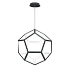 ET2 Lighting E25104-BK Penta 1-Light 62W Black Pendant
