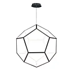 ET2 Lighting E25108-BK Penta 1-Light 108W Black Pendant