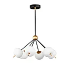 ET2 Lighting E25116-92BKGLD Quest 6-Lights 36W Black/Gold Pendant