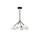 ET2 Lighting E25116-92BKGLD Quest 6-Lights 36W Black/Gold Pendant