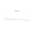 ET2 Lighting E26008-90WT Continuum 1-Light 68W White Pendant