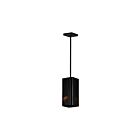 ET2 Lighting E30119-BK Rampart 2-Lights 12W Black Pendant