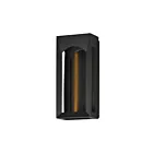ET2 Lighting E30275-BK 12W Black LED Outdoor Wall Sconce