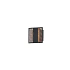 ET2 Lighting E30290-ACPBK 7W Black and Aged Copper LED Outdoor Wall Sconce