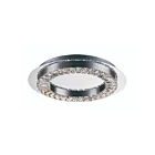 ET2 Lighting Charm E30561-20PC 1-Light 31W Polished Chrome LED Semi Flush Mount