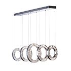 ET2 Lighting E30565-20PC Charm 5-Lights 415W Polished Chrome Pendant