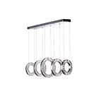 ET2 Lighting E30565-20PC Charm 5-Lights 415W Polished Chrome Pendant