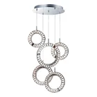 ET2 Lighting E30567-20PC Charm 5-Lights 400W Polished Chrome Pendant