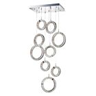 ET2 Lighting E30568-20PC Charm 9-Lights 1350W Polished Chrome Pendant