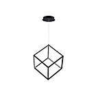 ET2 Lighting E30582-BK 4 Square 1-Light 24W Black Pendant
