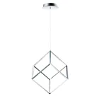 ET2 Lighting E30582-PC 4 Square 1-Light 24W Polished Chrome Pendant