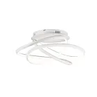 ET2 Lighting Twisted E30640-MW 1-Light 52W Matte White LED Semi Flush Mount