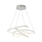 ET2 Lighting E30644-MW Twisted 1-Light 52W Matte White Pendant