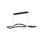 ET2 Lighting E30666-BK 2-Lights 80W Black LED Pendant