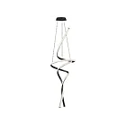 ET2 Lighting E30667-BK 2-Lights 80W Black LED Pendant
