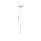 ET2 Lighting E31095-93PC Pipette 3-Lights 12W Polished Chrome Pendant
