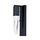 ET2 Lighting Quartz E31240-20BK 1-Light Black Vanity Light