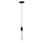 ET2 Lighting E31241-20BK Quartz 1-Light 6W Black Pendant