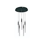 ET2 Lighting E32775-91BC Scepter 5-Lights 37.5W Black Chrome Pendant