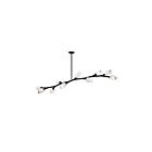 ET2 Lighting E32797-93BK Blossom 10-Lights 40W Black Pendant