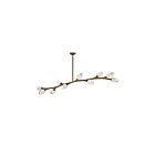ET2 Lighting E32797-93NAB Blossom 10-Lights 40W Natural Aged Brass Pendant
