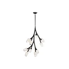ET2 Lighting E32798-93BK Blossom 10-Lights 40W Black Pendant