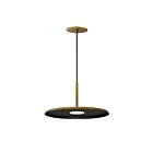 ET2 Lighting E34001-AB Berliner 1-Light 8W Antique Brass Pendant
