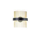 ET2 Lighting Chimes WiZ E34201-BKSBR 2-Lights Black/Satin Brass 34W LED Wall Sconce