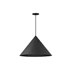 ET2 Lighting E34502-BK Pitch 1-Light 9W Black Pendant