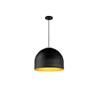 ET2 Lighting E34604-54BKGLD Foster 1-Light 7W Black/Gold Pendant
