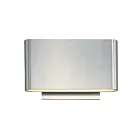 ET2 Lighting Alumilux Spartan E41310-SA 10W Satin Aluminum LED Outdoor Wall Sconce