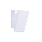 ET2 Lighting E41331-WT 8W White LED Outdoor Wall Sconce