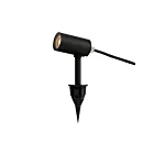 ET2 Lighting E41354-BK 5W Black LED Spot Light