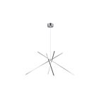 ET2 Lighting E41443-SA Alumilux Aster 4-Lights 23W Satin Aluminum Pendant