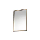 ET2 Lighting E42061-BBK 40W Brushed Black LED Mirror