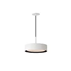 ET2 Lighting E51011-WTBK Echo 1-Light 20W White/Black Pendant