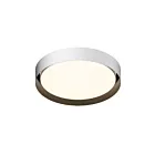 ET2 Lighting Echo E51014-WTBK 1-Light 40W White/Black LED Semi Flush Mount