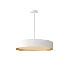 ET2 Lighting E51015-WTGLD Echo 1-Light 40W White/Gold Pendant