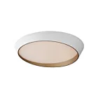 ET2 Lighting Slant E51034-WTGLD 1-Light 88W White/Gold LED Semi Flush Mount