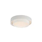 ET2 Lighting Ziggurat E51042-WT 1-Light 63W White LED Semi Flush Mount