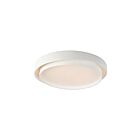 ET2 Lighting Ziggurat E51046-WT 1-Light 155W White LED Semi Flush Mount