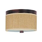 ET2 Lighting Elements E95000-101OI 2-Lights 80W Oil Rubbed Bronze LED Semi Flush Mount