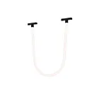 ET2 Lighting ETL31003-WTBK 1-Light 12W White and Black LED Pendant