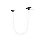 ET2 Lighting ETL31006-WTBK 1-Light 20W White and Black LED Pendant