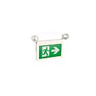 Etlin Daniels EC222WH-A13BB-GU-4 2-Heads 3-4W LED Running Man Exit Sign Light with Combo Heads